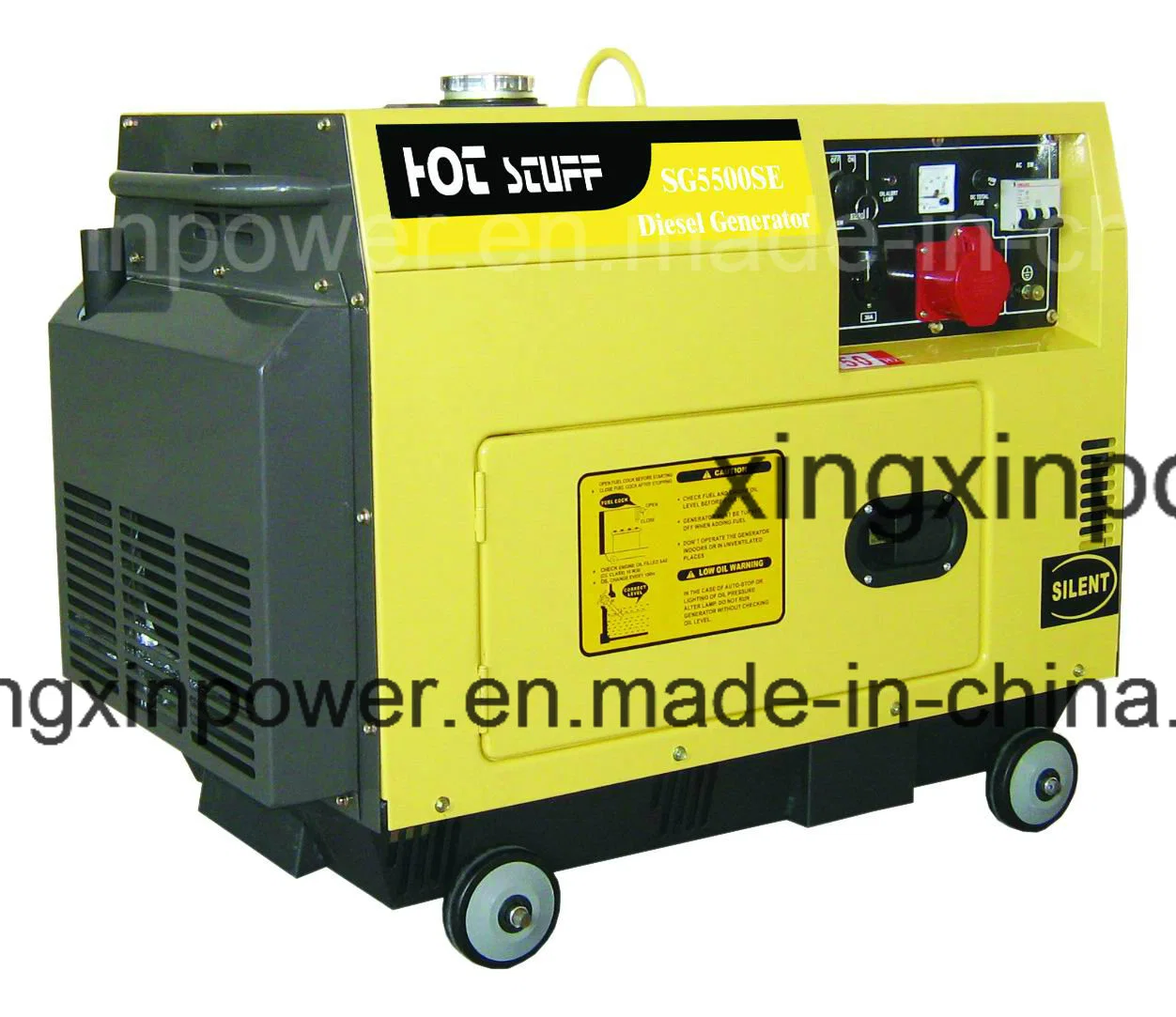 Portable Small Power 5kw Diesel Generator Set with CE