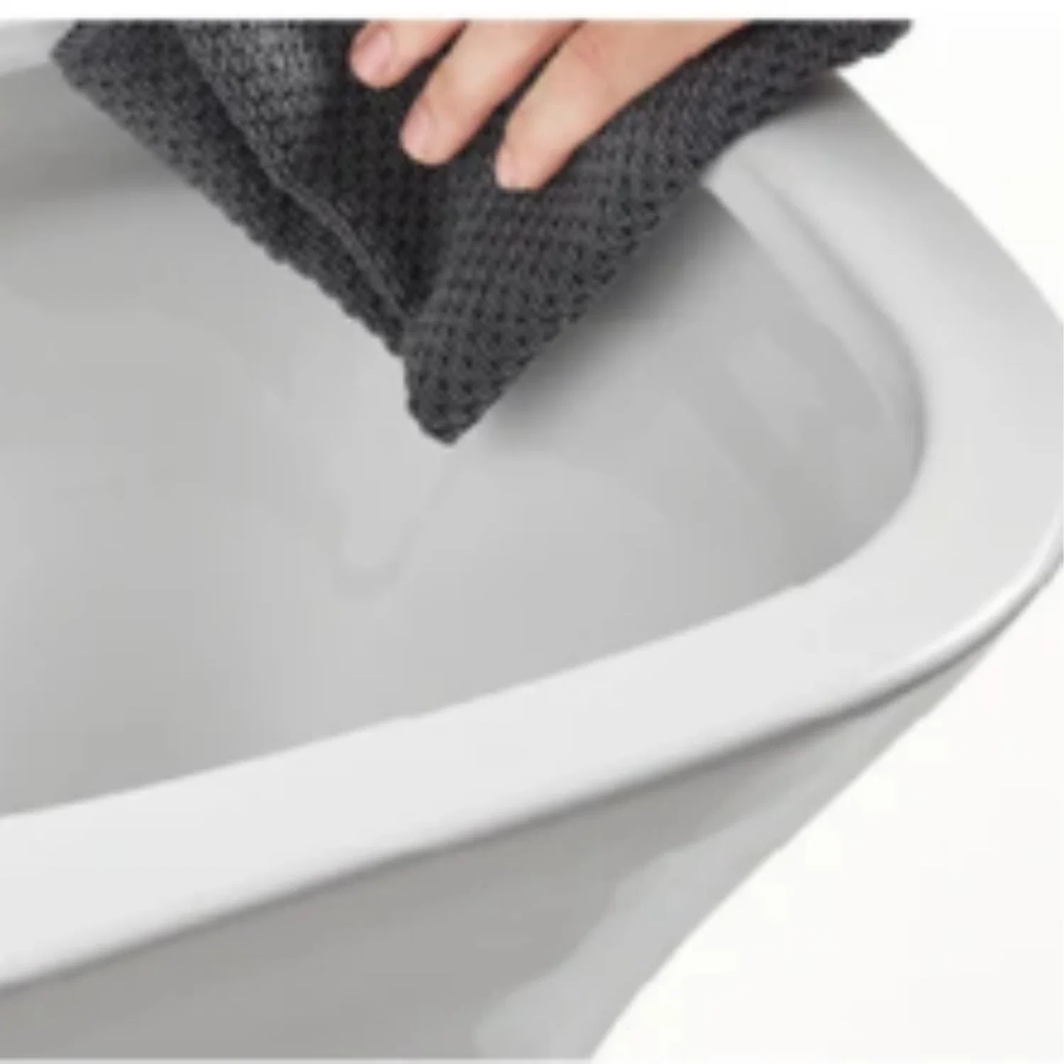 Design de Nice uma peça de cerâmica sanitária lavabo com linha colorida