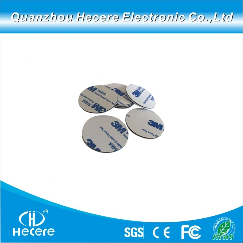 Contactless RFID Circle Tags 125kHz T5577/Em4305 Coin RFID Cards with Sticker