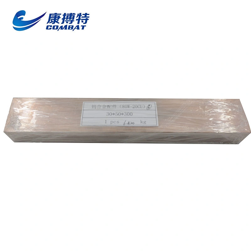 W90cu10 Tungsten Copper Alloy Square Bar Sheet on Sale