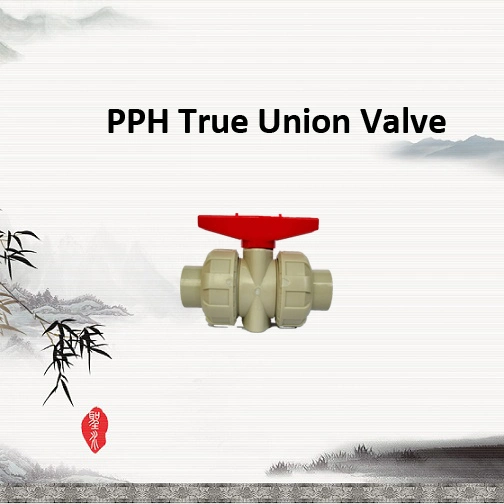 Pph Double Union Ball Valve