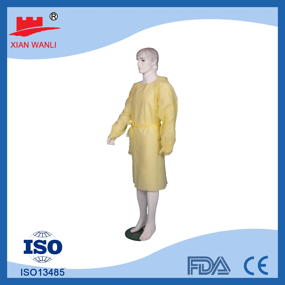 Disposable Popular Design Surgical Gown Isolation Gown Nonwoven