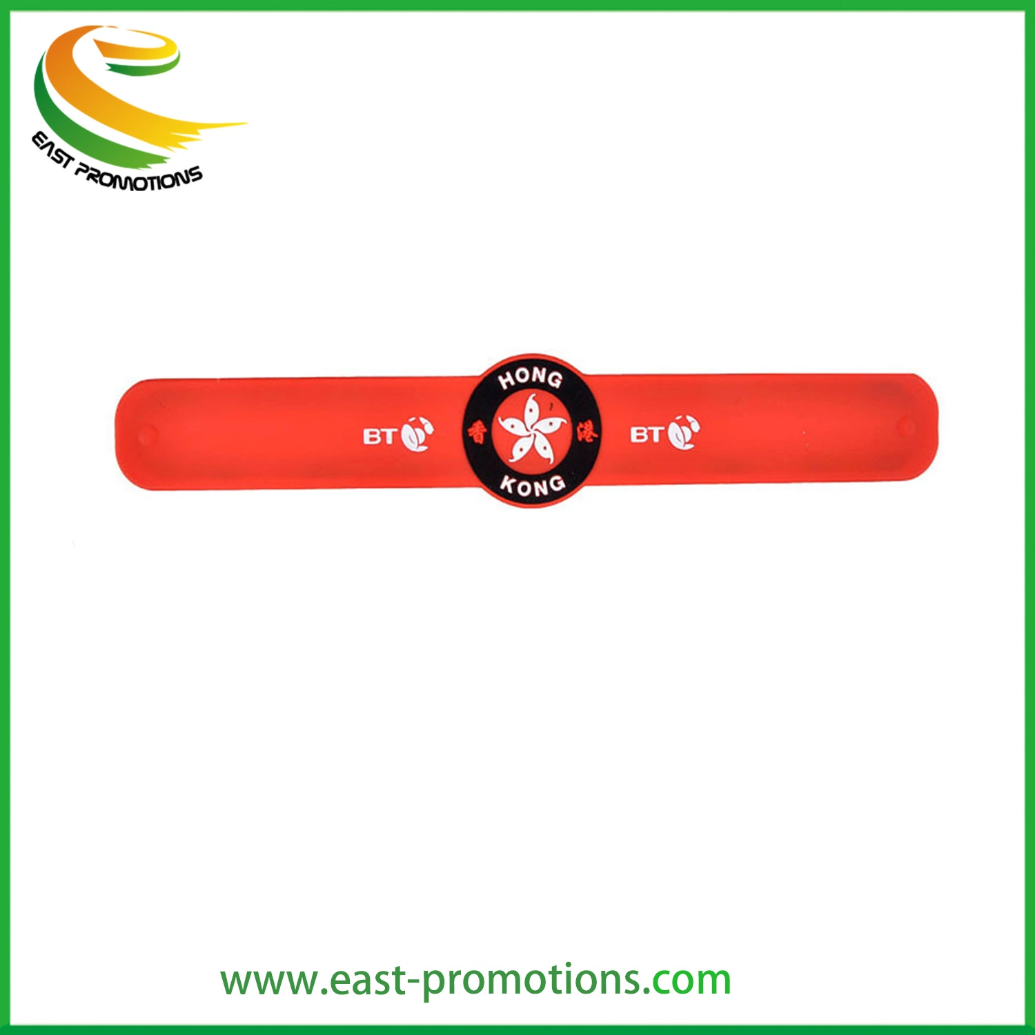 Manufacturer Custom Shape Silicone Slap Bracelet Bands for Kids Party Favors Decorations