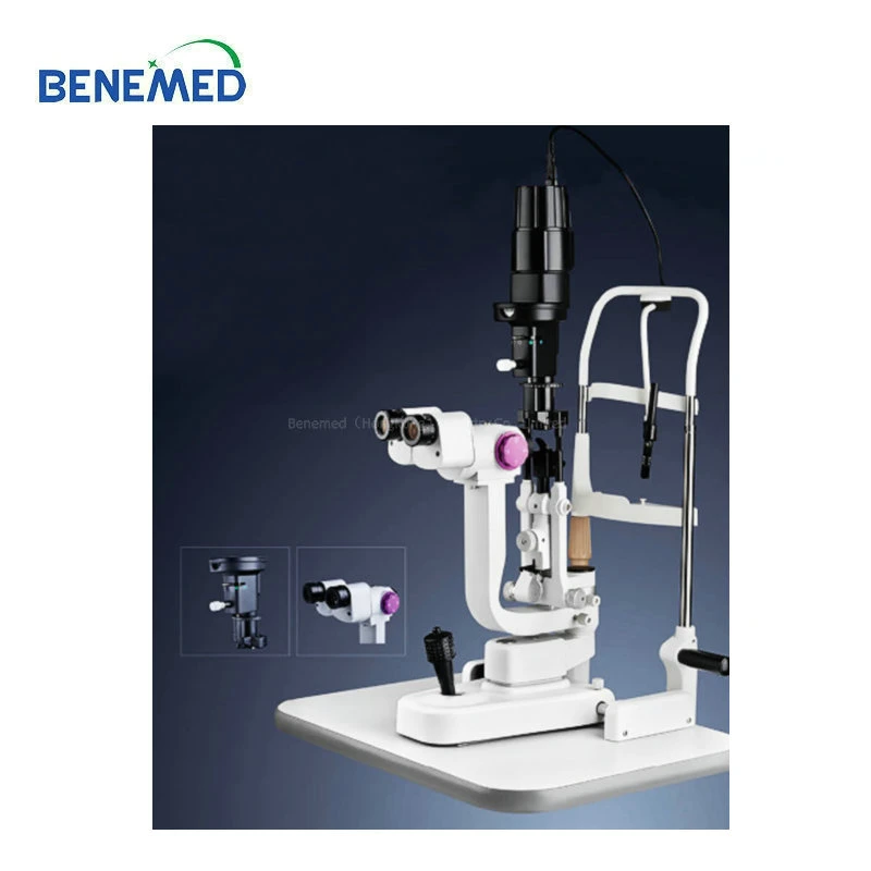 Microscópio da lâmpada de fenda oftálmica para exame ocular