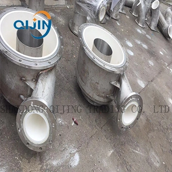 Cheap 92%/95% High Alumina Lining Bricks Lined Pipe Supplier