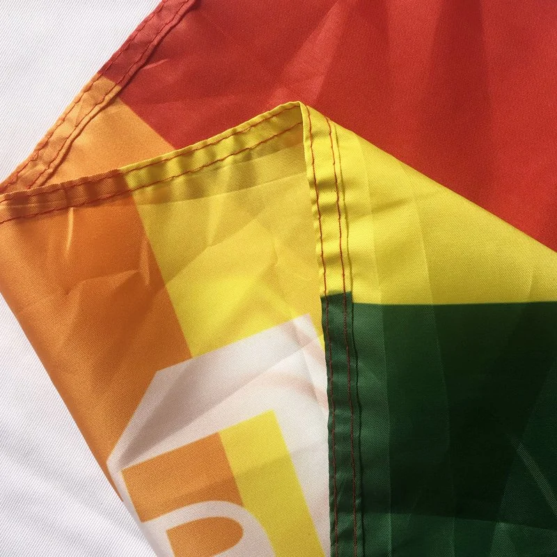 Großhandel Flying 3X5FT Polyester Big Rainbow LGBT Lesben Homosexuell Stolz Flagge Regenbogen Flaggen