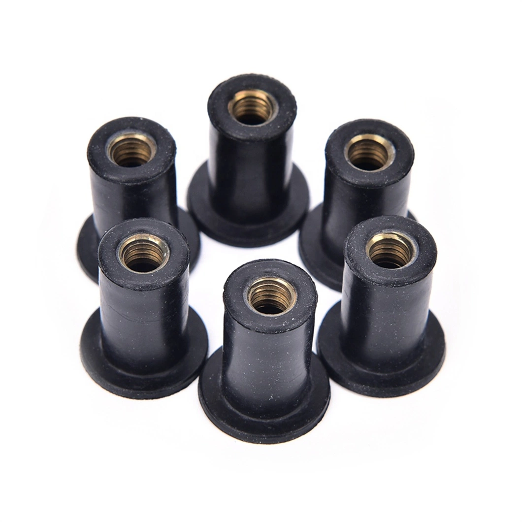 M4/M5/M6 Rubber Well Nuts Blind Windscreen Windshield Fairing Cowl for Motorcycle Fastener Accessories