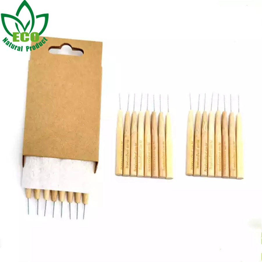 Bamboo Interdental Brushes Between Teeth Thin Between Toothbrushes Tooth Cleaner Dental Cleaning