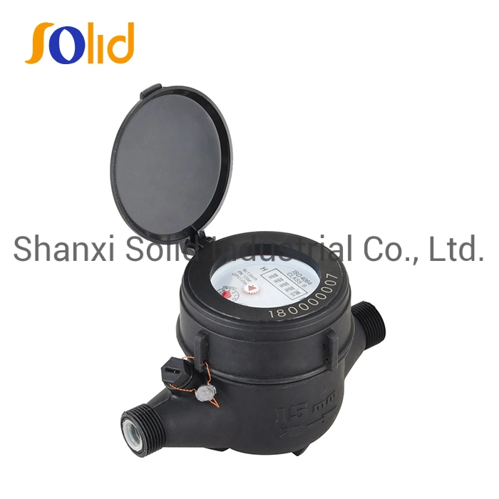 ISO4064 Class B DN15-50mm Multi Jet Dry Dial Plastic Water Meter