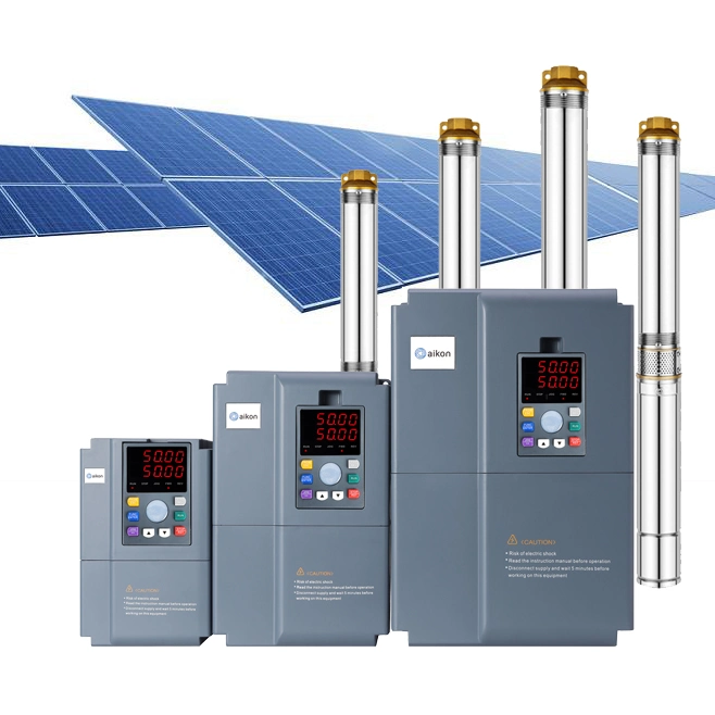 MPPT Function Motor Converter Variable Speed Drive Solar Pump Cabinet Panel VFD for Solar Pump