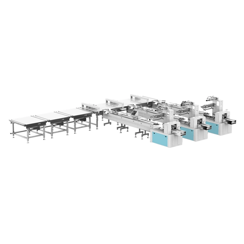 Cup Cake Packing Line Auto Packing Machines System