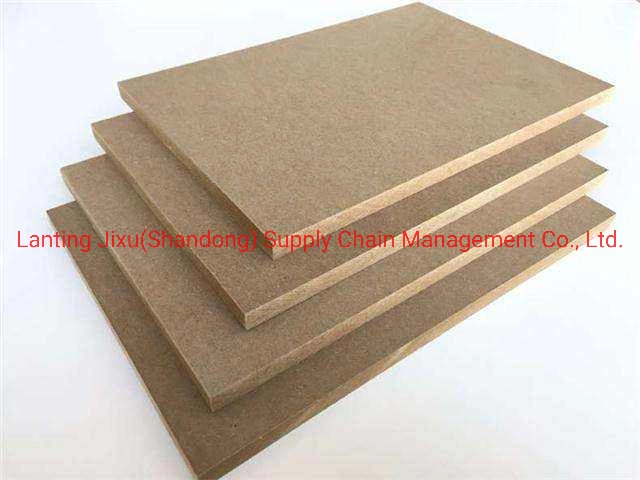 Wood Fiber Material Plain/Raw MDF/HDF Board 1220*2440mm