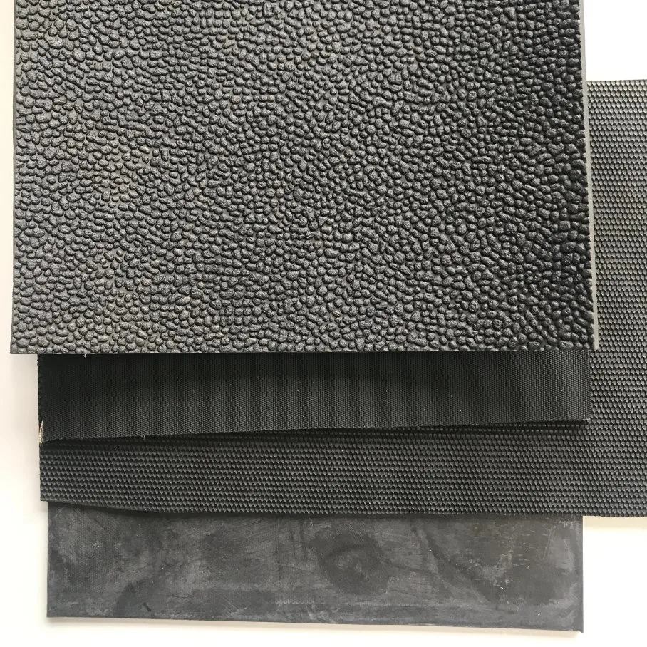 Black Anti Slip High Tear Resistance SBR Rubber Sheet Rubber Mat Flooring