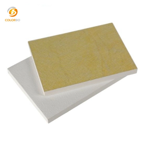 Jaune clair TYPE A Fibre de verre acoustique Home Studio son insonorisé Panneau absorbant en fibre de verre rigide