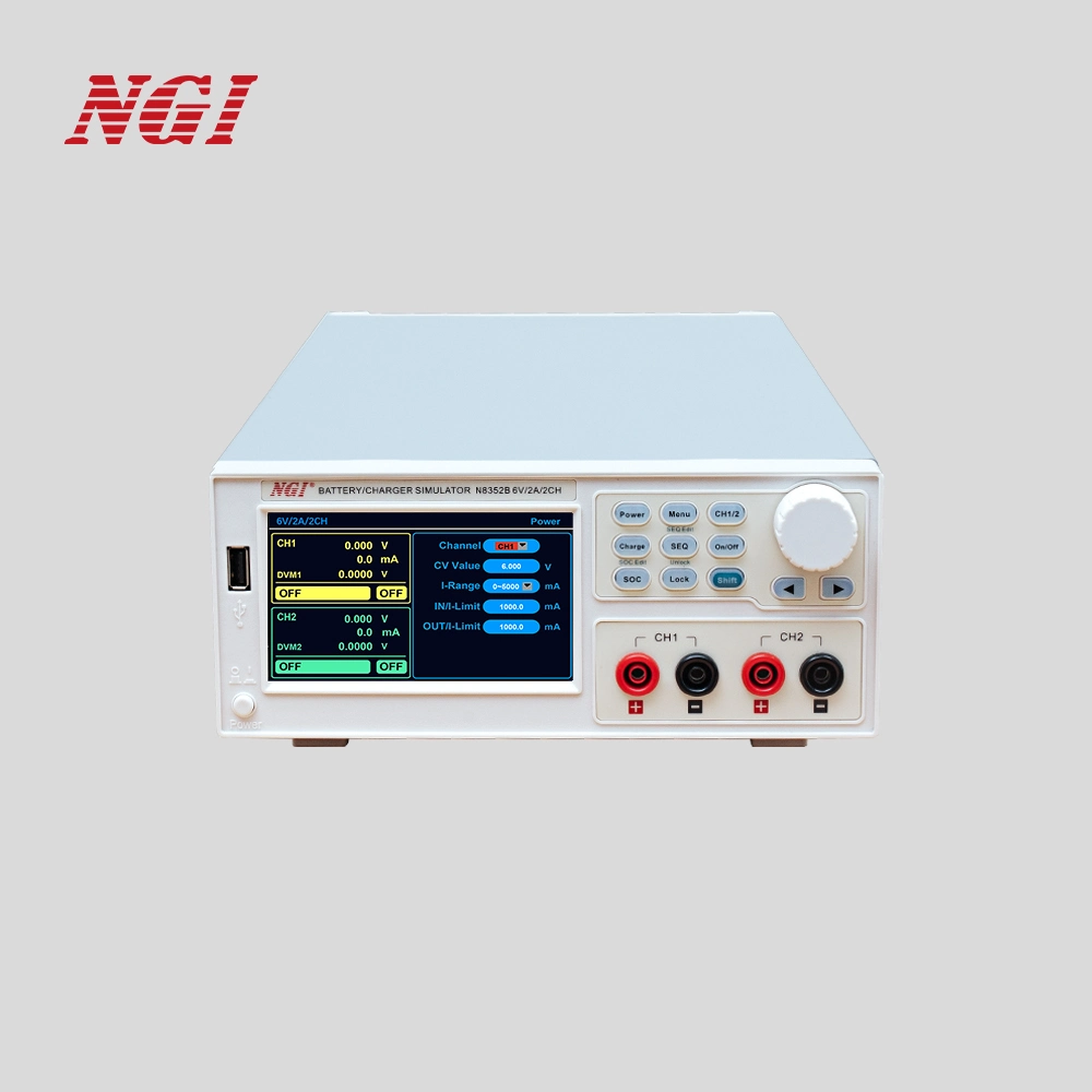 Auflösung Na-Level Battery Simulator für TWS Earphone RF Systemtest