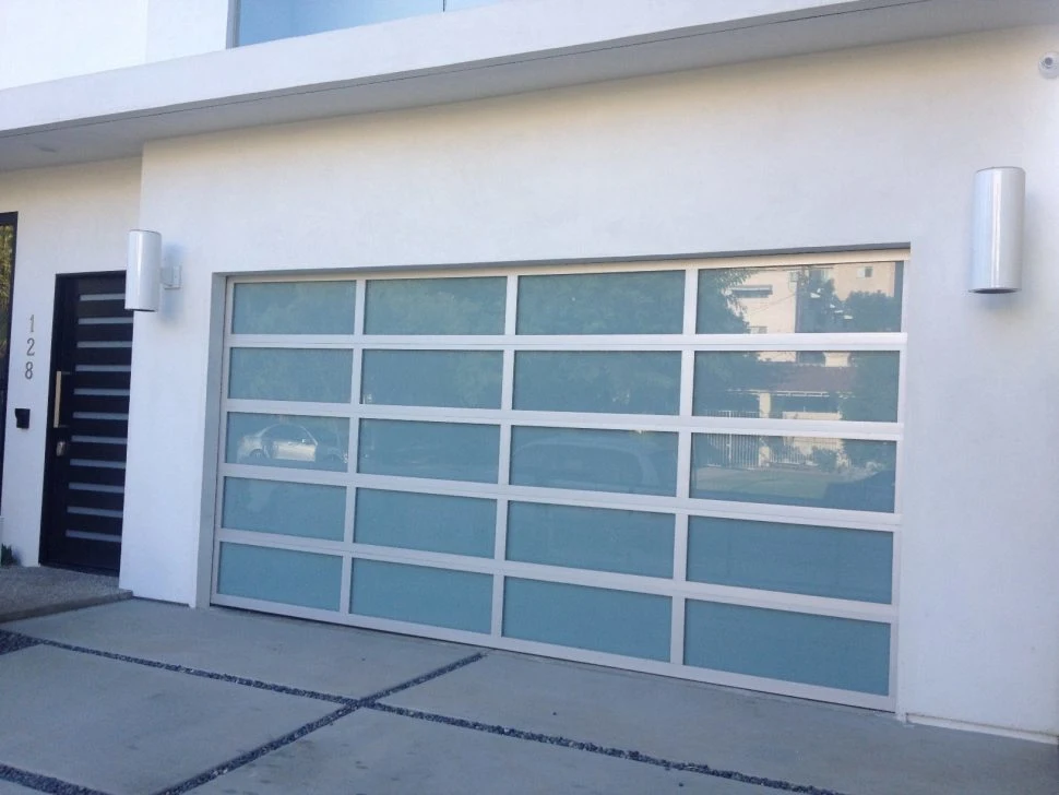 Aluminium Profile Aluminum Electric Panoramic Door for Garage