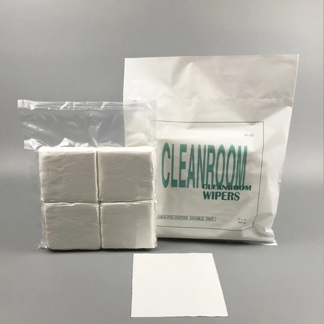 Customized Super Absorption Polyester Microfiber Cloth Cleanroom Cleaning Wipes