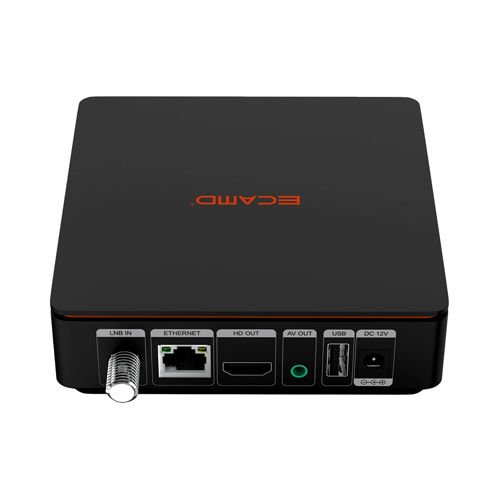 2024 Nuevo TV Box Ecamd V9 H. 265 DVB-S2 /S2X WiFi incorporado para el mercado europeo