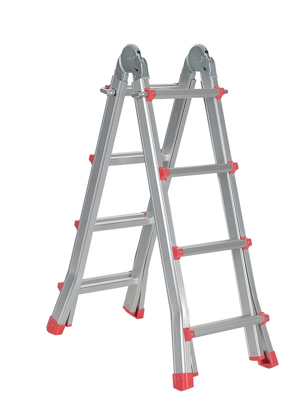 En131 New Design 4X5 Step Adjustable Aluminium Multipurpose Ladder