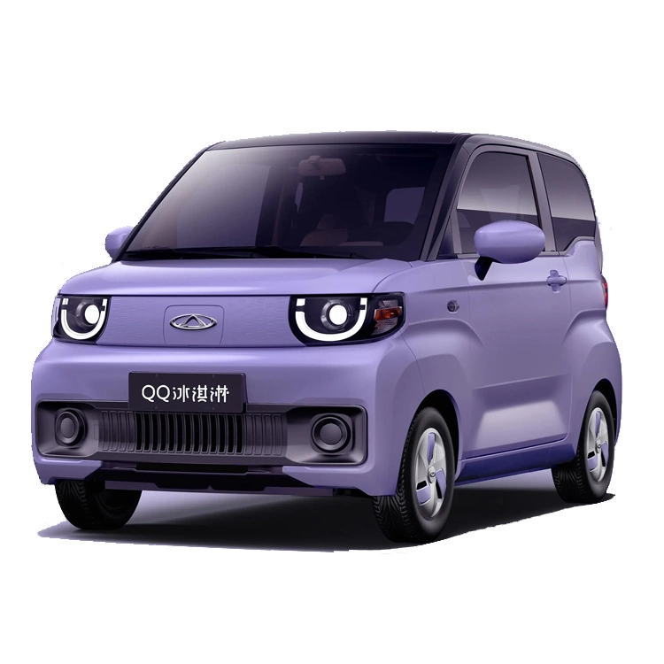 Lindo 4 asientos eléctrico Mini EV coche Nuevo vehículo de Energía Cherry QQ Auto Ice Cream para adultos