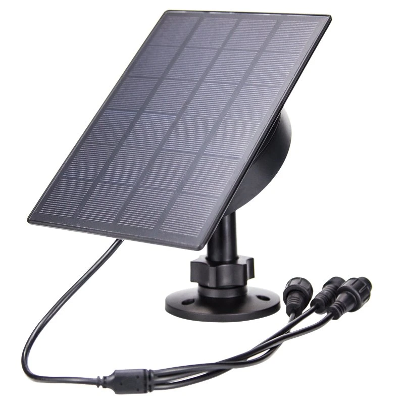 3W Chargeur de panneau solaire avec / sans batteries rechargeables Li-ion 18650 pour appareil photo de piste ou autre appareil.