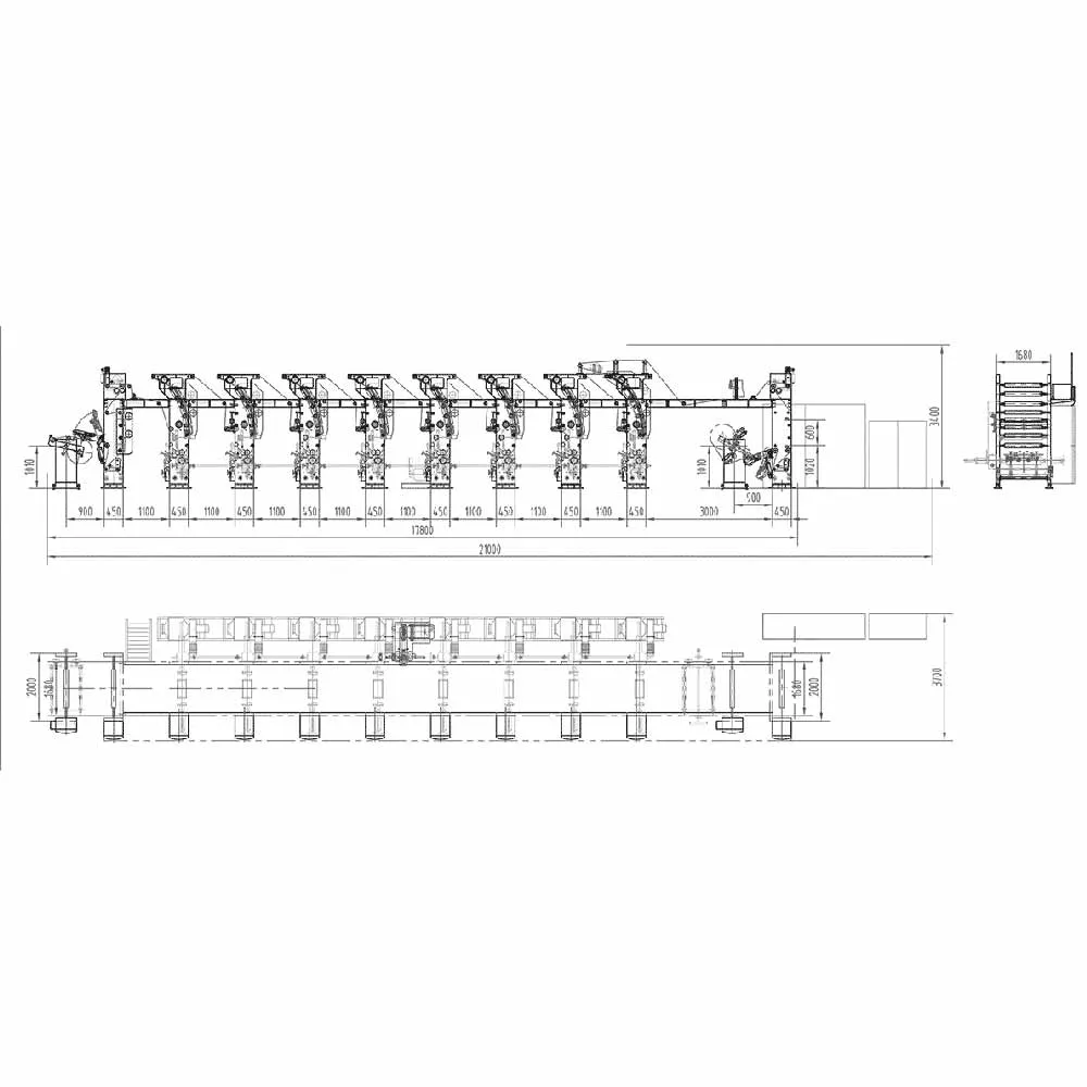 Computer Color Register Rotogravure Type Heat Transfer Paper Printing Machine