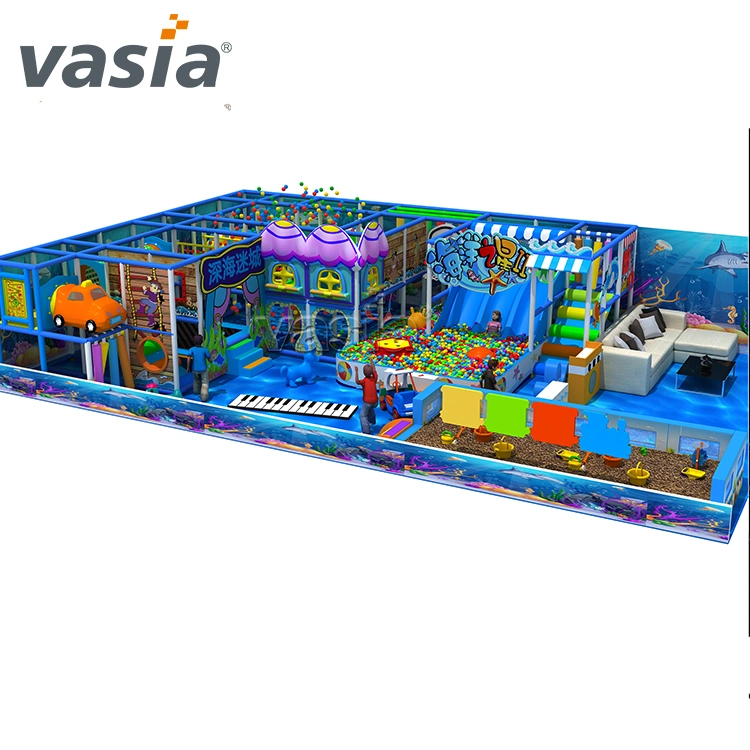 Parc de loisirs Vasia commercial de l'équipement de terrain de jeux intérieur doux pour les enfants