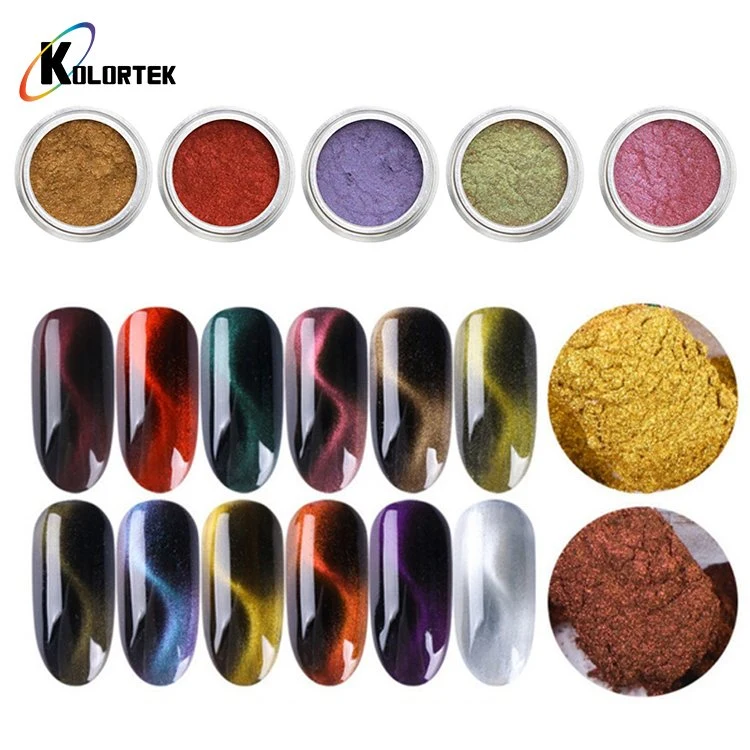 Hot Fashion Cat Eye Magnetic Chrome Pigment Powder