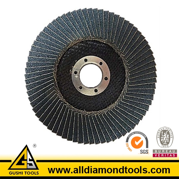 Custom 4"-7" 40#-320# Grit Zirconia Oxide Abrasive Flap Disc for Metal