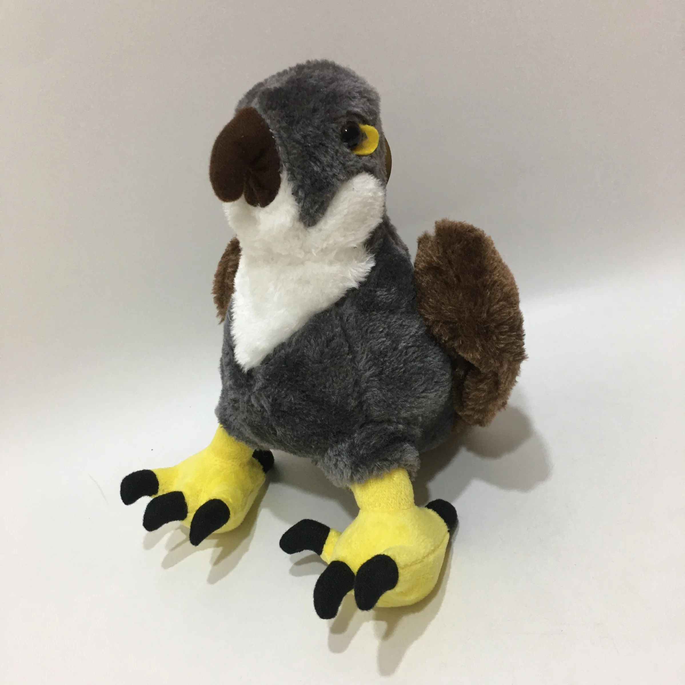 23 Cm Wholesale/Supplier OEM Stuffed Eagle Plush Toy for Kids Education, Promotion Gift & Home Decoration