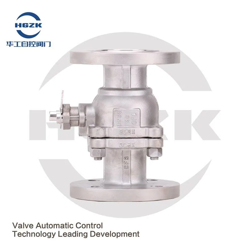 High Platform 2 PC Flange Ball Valve for Actuator