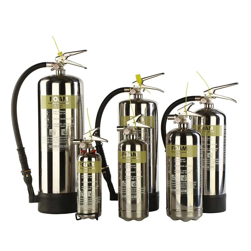 1L 2L 3L 4L 6L 9L Stainless Steel Fire Extinguisher SUS304 Stainless Steel Fire Extinguisher Cylinder SS316L Stainless Steel Fire Extinguisher