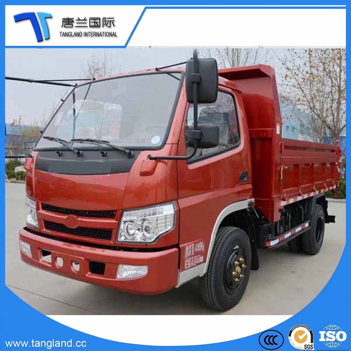 4*2 Mini General Cargo Dump Dumper Dumping Truck