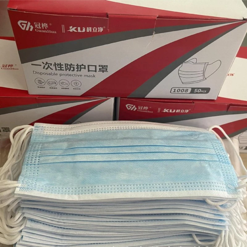 Three-Layer Disposable Mask Anti-Dust Odor Industrial Labor Insurance Protection Non-Woven Melt-Blown Adult