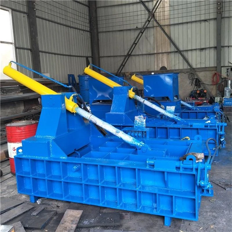 Diesel Generator Hydraulic Briquette Machine Metal Scrap Baler with Remote Control