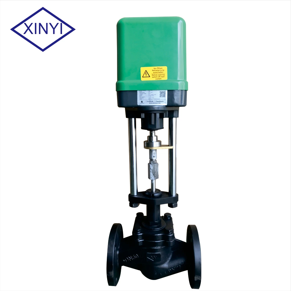 P. Pi. Pid. 4-20mA 0-10VDC Electric Control Motorized Medium Pressure Steam Control Valve for Setting Machine