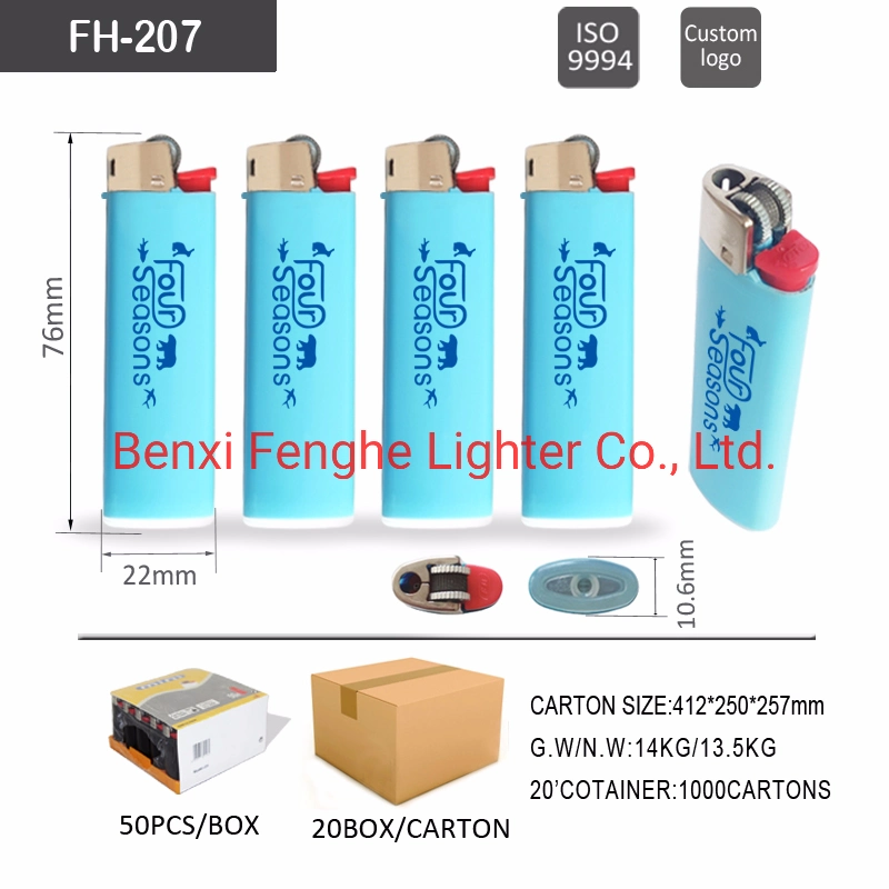 Slim Lighter Gas Lighter Flint Lighter Plastic Lighter Smoking Lighter