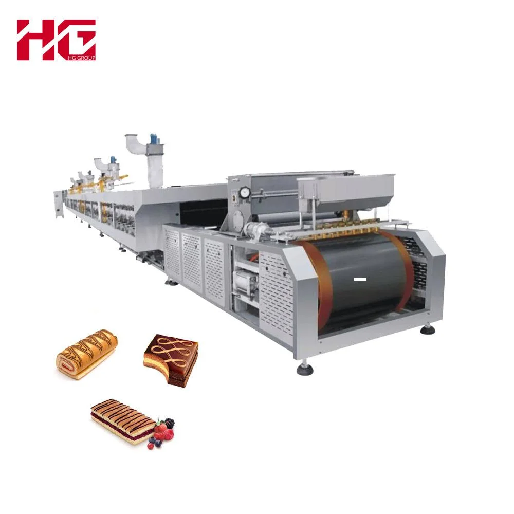Complete Layer Cake Making Food Processing Machine Bakery Equipment