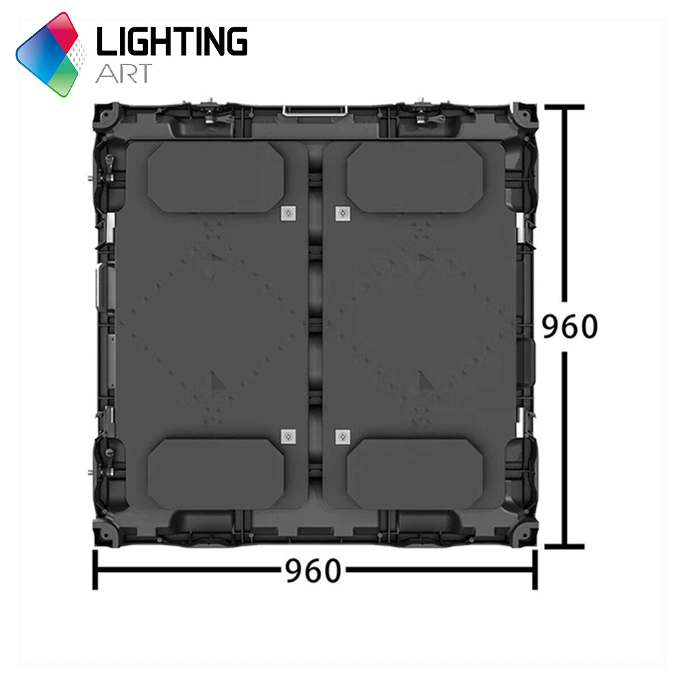 P10 en el exterior de la calle LED pantalla LED pantalla signos fijos armazón de aluminio