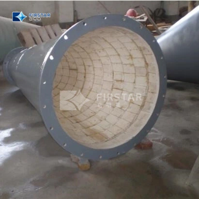 Enlast Alumina Ceramic Lining Tiles for Pipe, Cyclone Application