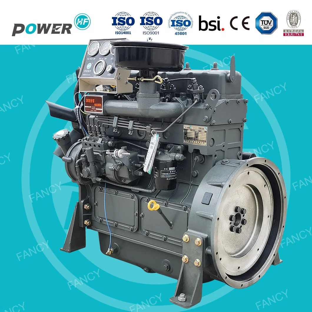 Factory Sale Water-Cooling, Four-Stroke Electric Start 4.8 L Diesel Engine Agricultural Equipment Engine for Silent Generator Sets