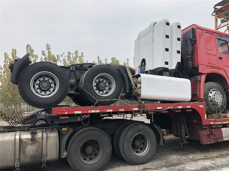 Condiciones de trabajo de venta directa 420HP utiliza Sinotruk camiones HOWO GNC 6*4 remolque de tractor camión de la cabeza de GNC en stock