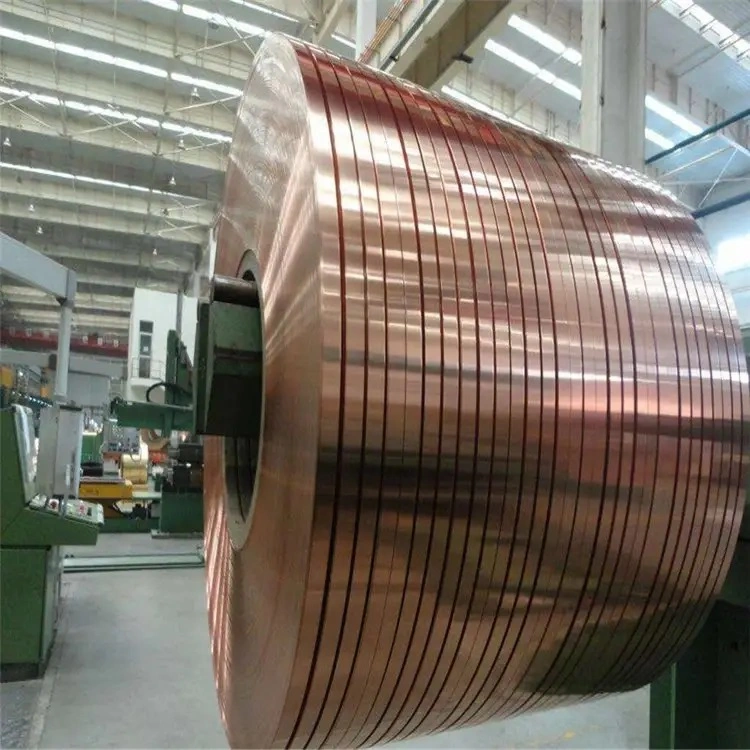 99.9% Pure Copper Tape / Strip / Coil Copper Bare Flat Copper Earthing Tape