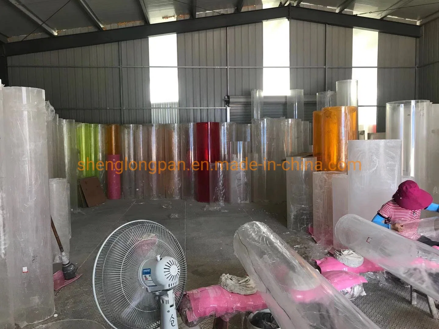 Custom Large Diameter Clear Plastic Acrylic Tube / PC Pipes 300mm 500mm 600mm 800mm