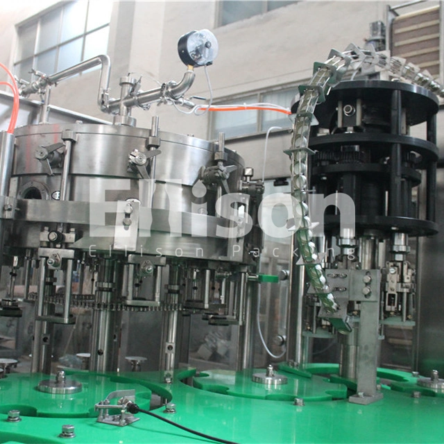 12-12-5 Beer Bottle Filling Machine Isobaric Counter Pressure Bottling Line 2000bph