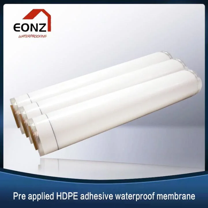 Self-Adhesive HDPE Pre-Applied Waterproof Membrane Building Materials