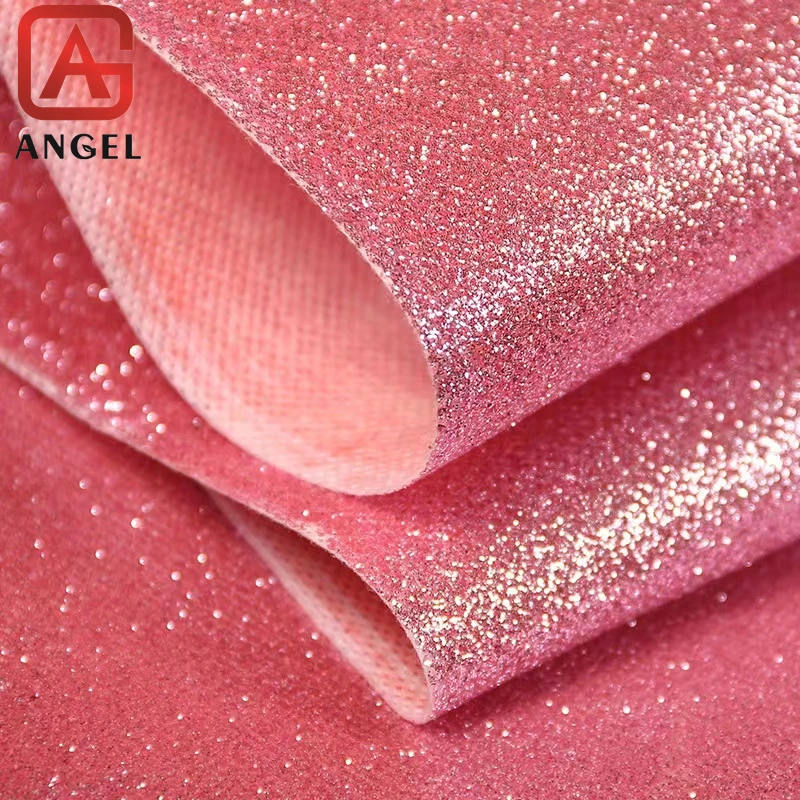 SGS Factory Sparkling Nonwoven with Gold Powder for Decoration Non Woven