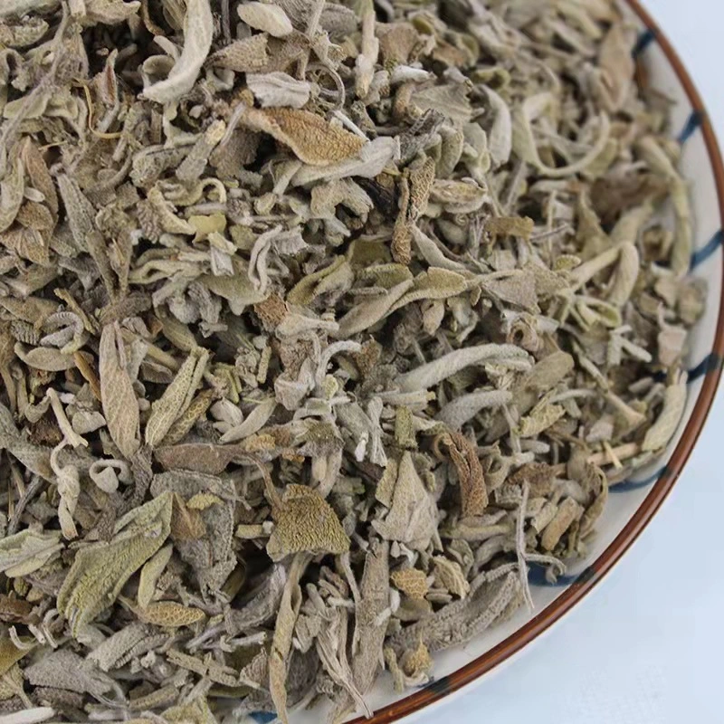 Shu wei cao grueso blanco suelto sage emborronar hojas hoja de té de salvia seca para la venta