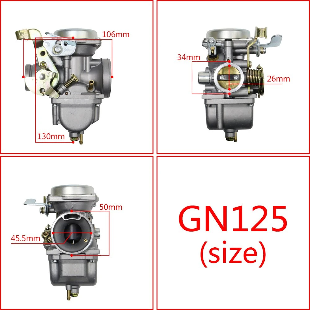 Cpo Carburateur de haute qualité En125 Gn125e pour moto Suzuki