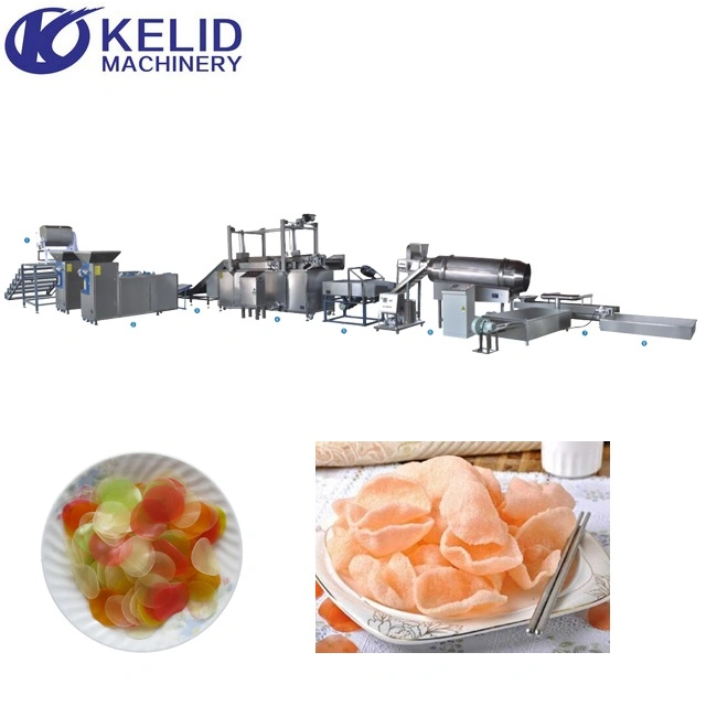 Wheat Flour Corn Fried Pellet Bugles 2D 3D Snack Making Processing Machine